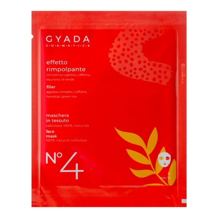 Gyada Cosmetics Maschere Viso in Tessuto Maschera In Tessuto Effetto Rimpolpante N. 4 15ml - Maschera Anti-età viso
