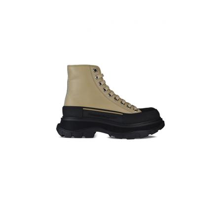 Alexander McQueen, Tread Slick High Boots Beige, Dames, Maat:39 EU,rubber