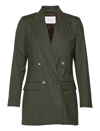 Joyce Blazers Double Breasted Blazers Grön IVY OAK
