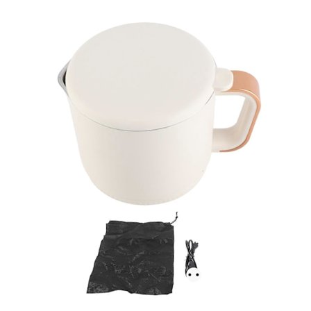 0,8L 500W Bærbar Elkedel med Aftagelig Base Hurtig og Sikker Smart Rejse Lille Kedel Elektrisk Vandvarmer EU Stik 220V