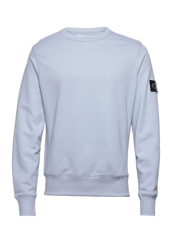 Monogram Sleeve Badge Cn Sweat-shirt Tröja Blå Calvin Klein Jeans