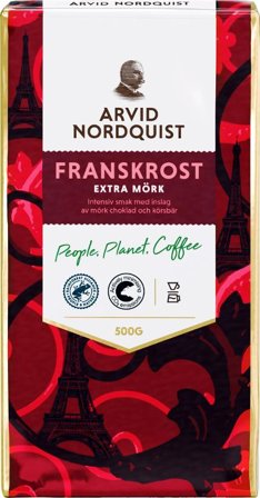 ARVID NORDQUIST Kaffe Franskrost 500g - Lyreco - Kök och servering - Kaffe och te - Bryggkaffe