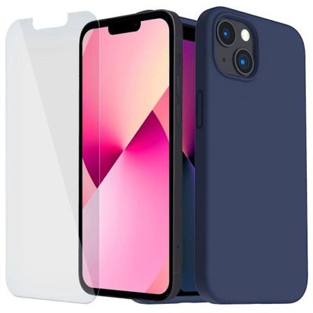 Coque - BOOLING - för iPhone 13 Pro Max - Silikon TPU - Ultra tunn - 2 Härdat glas