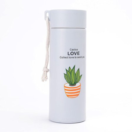 IC 400ML juomapullo Vedenkeitin Kannettava pullo köydellä Sininen