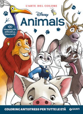 Disney animals. Coloring antistress per tutte le età. Ediz. illustrata Walt Disney