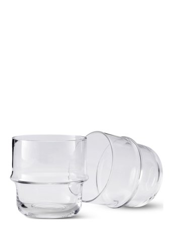 Design House Stockholm Unda Glas 2 Pack - Nude - 25 CL