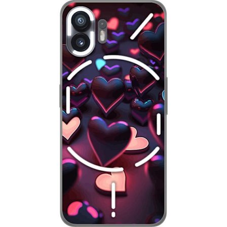 Kompatibel Mobilcover til Nothing Nothing Phone (2) Midnatshjerter