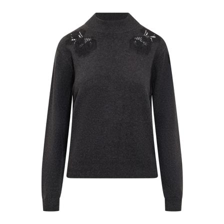 See by Chloé Turtlenecks Grå, Dame Rullekraver