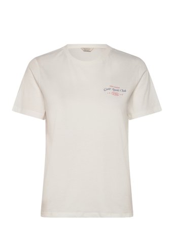 GANT Reg Graphic Ss T-Shirt - White - L