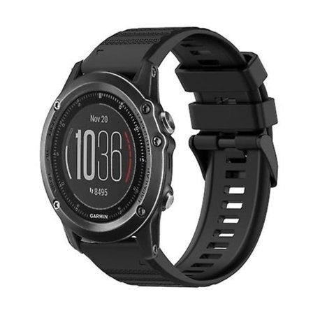 För Garmin Fenix ​​3 Hr 26 mm horisontell textur watch med borttagningsverktyg