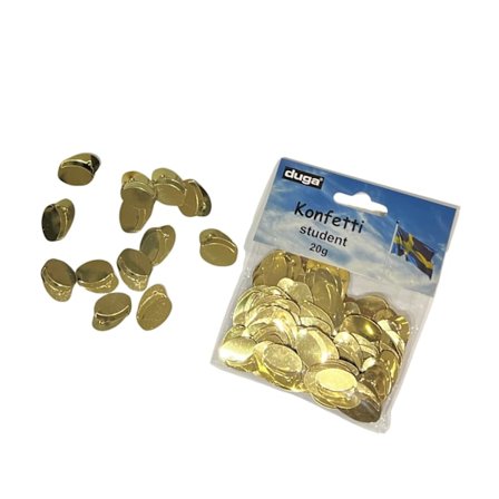Konfetti Student Guld