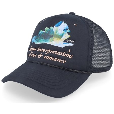 Coney Island Picnic - Unique Interpretations Black Trucker Trucker Black Cap - @ Hatstore