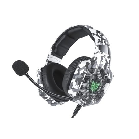 Gaming Headset Gaming Hörlurar för Ps4 Ps5 Xbox One Pc med Rgb-ljus Brusreducering 7.1 Surroundljud Over-Ear YEMAESRE