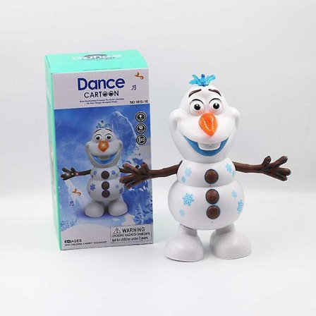Olaf Syngende Dansende Disney Leketøy Frost Snømann Musikalsk Lyser Opp Gutter Jenter Leker