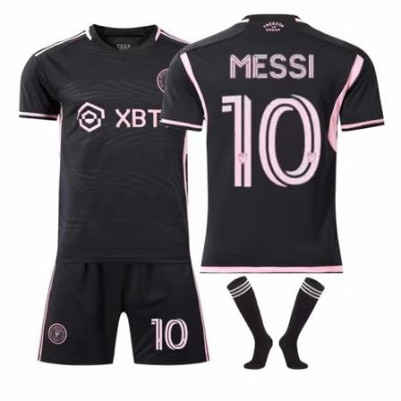 Major League Soccer Messi nr. 10 Miami International Jersey Hemma Borta Vuxna Barn Fotbollströja Set Hemma Home Home Kids 22(120-130cm)