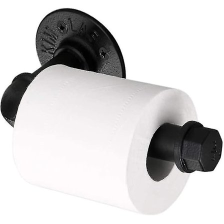 Vægmonteret Toiletpapirholder - Vintage og Industriel Stil - Badeværelsestilbehør