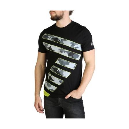 Emporio Armani Ea7, Koszulka - 3Gpt 25_Pjp 6Z Czarny, Mężczyzna, Rozmiar: XL