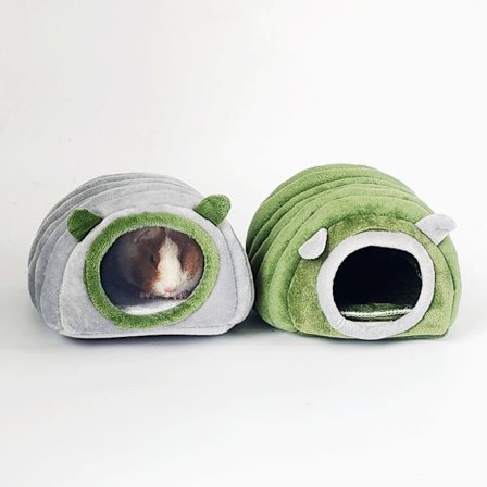 2-pak Smådyrssenge til marsvin, gemmested, vaskbare, tilbehør til marsvinebur, til marsvin, chinchilla, hamster, pindsvin - Tyk, varm bomuld