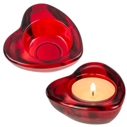 Telysholder Rødt Hjerte