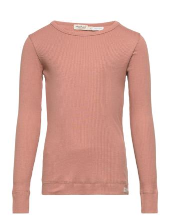 Plain Tee Ls Langærmet T-shirt Lyserød MarMar Cph