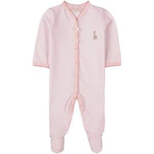 Sophie La Girafe Barely Pink Striped Footed Baby Body 2 Months - All in ones - 2 months - Pink