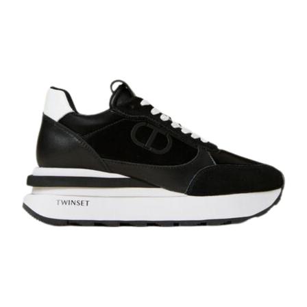 Twinset - Sneakers - Svart - Dam - Storlek: 40 Eu, Dam, Storlek: 40 EU
