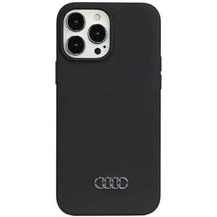 Audi Silikoni Case iPhone 13 Pro Max 6.7" musta/musta kovakotelo AU-LSRIP13PM-Q3/D1-BK
