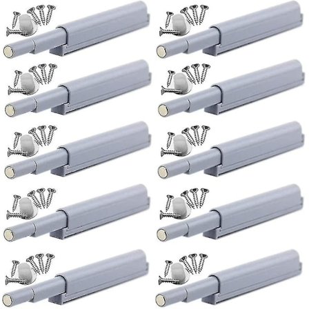 Tryk-åbne Magnetiske Lukninger Tryk-åbne Magnetiske Lukninger Åbner Og Lukker Døren Med Et Simpel Tryk (10 Styk)