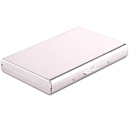 Kredittkortholder metalletui Lommebok SØLV 2 SØLV 2