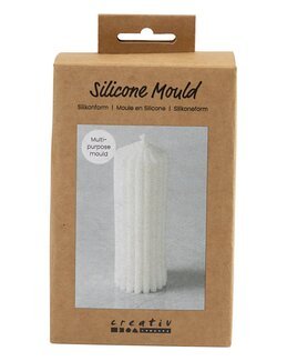 Forme lavet af silikone - Rillet cylinder - Creativ Company