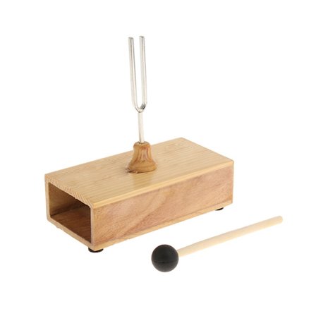 Experimentell utrustning Undervisning Akustik 512 Hz Stämgaffel Med Resonanslåda