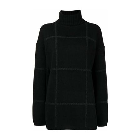 Joseph, Turtlenecks Zwart, Dames, Maat:M