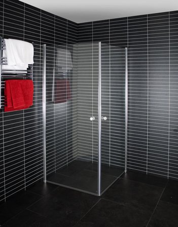 Arrow Basic Dusjvegg klart glass 900 mm, Baderom