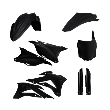 Kit Plastiche Completo Acerbis Kawasaki Nero - Kawasaki KX 85 19-16 2014-2021