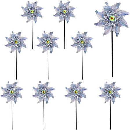 Fuglerepeller, 10 stykker reflekterende fuglerepeller, reflekterende Wi