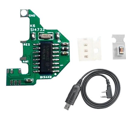 SI4732 Modul + USB Programmeringskabel Kortvågsmodifieringsmodul V2 FPC-version för UV-K5 UV-K6