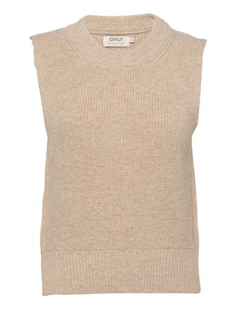 Onlparis Life Vest Knt Vests Knitted Vests Grå ONLY