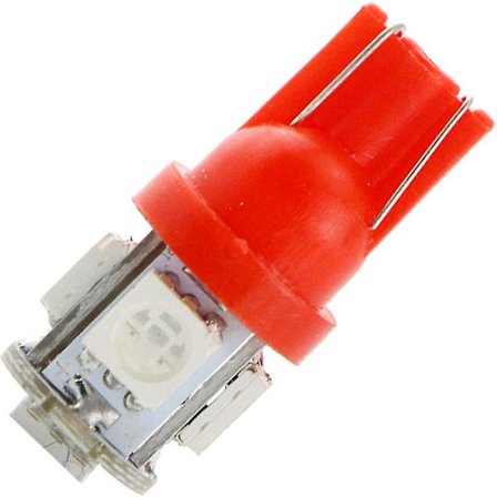 10 T10 5050 5smd breddeindikatorlys for bil