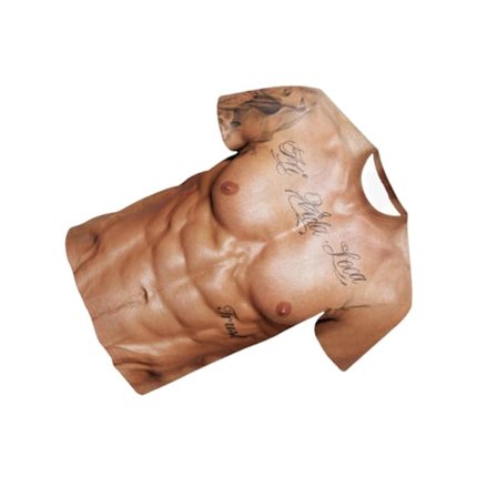 1/2/3 Fashion 3D-trykt kortærmet print til mænd M