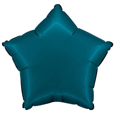 Folieballon Stjerne Satin Benzinblå
