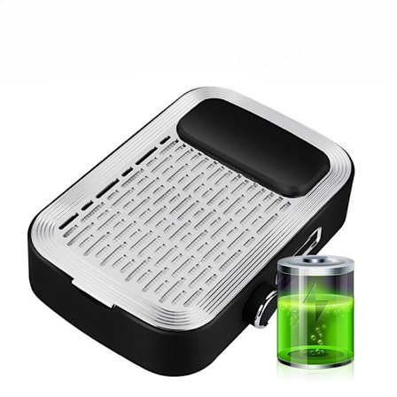 80W Nageldammsugare, Batteridriven Nageldammare med Integrerat Filter