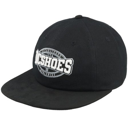 DC - Zwart snapback Cap - Fall Back Black Strapback @ Hatstore
