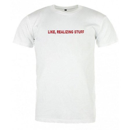 Kylie Jenner T-shirt Life, Realizing Stuff