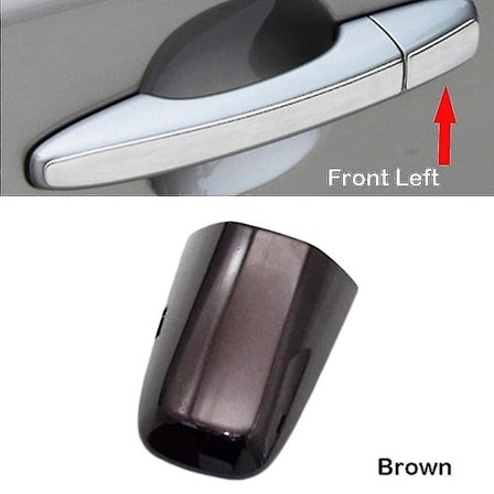 1. Yhteensopiva Volvo Xc60 S60 S60l V60 V40 31349578 auton vasemman etuoven ulkokahvan suojuksen avaimenreiän koristekannen ulko-osien kanssa