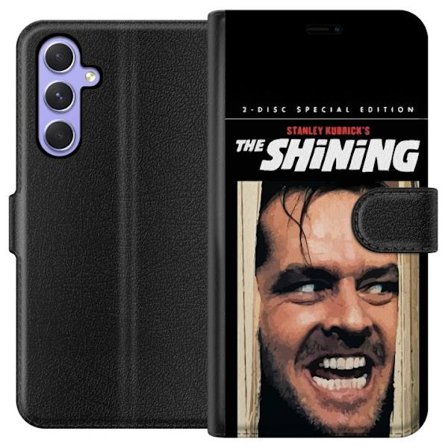 Kompatibelt Plånboksfodral till Samsung Samsung Galaxy A54 The Shining skräckmotiv ikonisk filmillustration med galen blick klassisk horror känsla