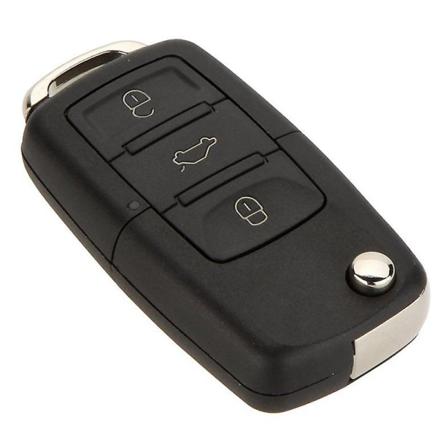 3-knapps nøkkelfri inngangsfjernkontroll bil klaff nøkkel skall fob sak for Jetta Beetle