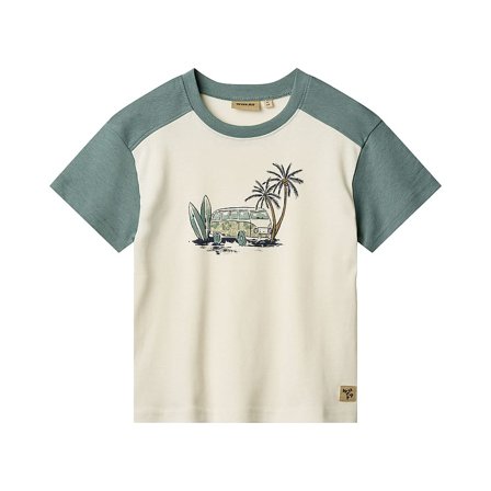 WHEAT T-Shirt Short Sleeve Hector Ivory Str 92/2 år, Tøj & Bolig, Børnetøj, Børneundertrøjer