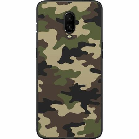 Oneplus 6t Svart Skal Woodland Camo
