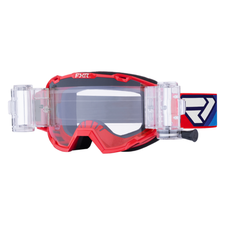Gogle Cross FXR Maverick Prime Roll-Off Czerwony