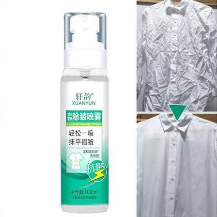Hjemmekles-rynkefjerner Bærbar rynkefjerner Spray Klær Luktfjerner Jernfritt mykner 3pcs